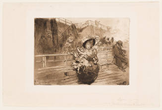 Woman and Child on a Steamboat