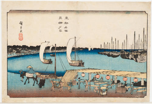 Evening View of Takanawa (Takanawa yukei)
