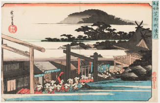 Precincts of the Shimmei Shrine in Shiba (Shiba Shimmei Todai)