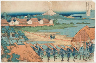 No. 38, Fuji Seen from the Senju Pleasure Quarter