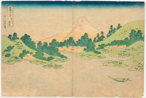 No. 35, Reflection of Mt. Fuji in Lake Misaka, Kai Province (Koshu Misaka suimen)