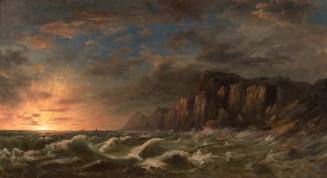 Sunset on the New England Coast