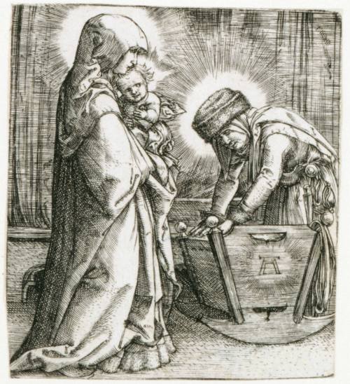 Madonna and Child With St. Anne at the Cradle