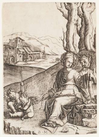 Woman and Satyr with Two Cupids