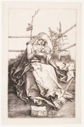 Virgin and Child on a Grassy Bank