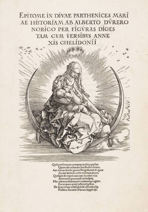 Madonna on the Crescent, Frontispiece for Life of the Virgin
