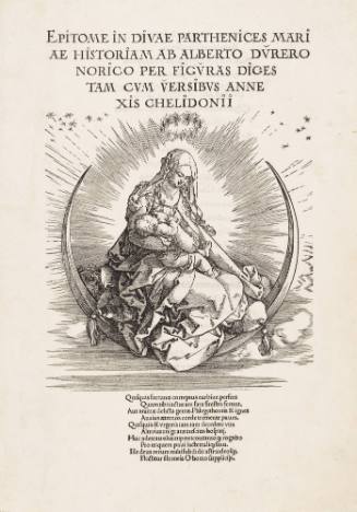 Madonna on the Crescent, Frontispiece for Life of the Virgin
