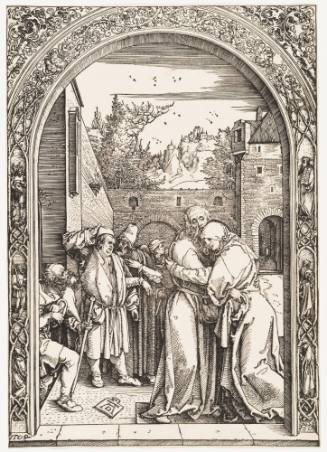 Joachim and Anna at the Golden Gate for Life of the Virgin