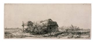 Landscape with Cottage and Haybarn: Oblong
