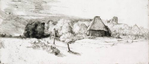 Landscape with Trees, Farm Buildings, and a Tower