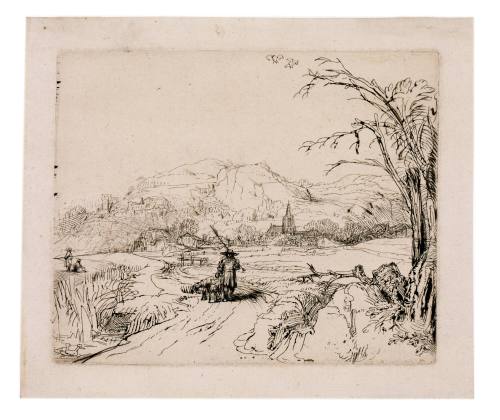 Landscape with a Sportsman and Dogs