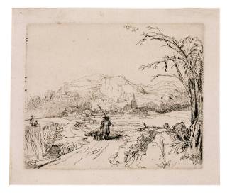 Landscape with a Sportsman and Dogs