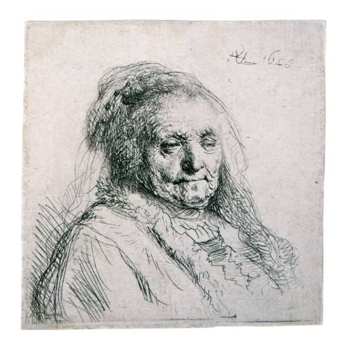 The Artist's Mother: Head and Bust