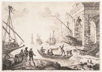 Seaport with a Light House [Le port de mer au Fanal]