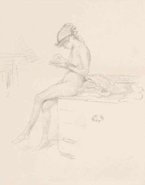 Little Nude Model Reading