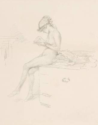 Little Nude Model Reading