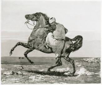 Turk Mounting a Horse