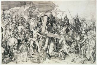 Christ Bearing His Cross (The large plate)