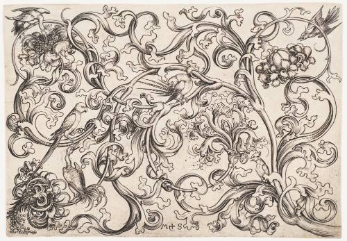 Ornament with a Parrot