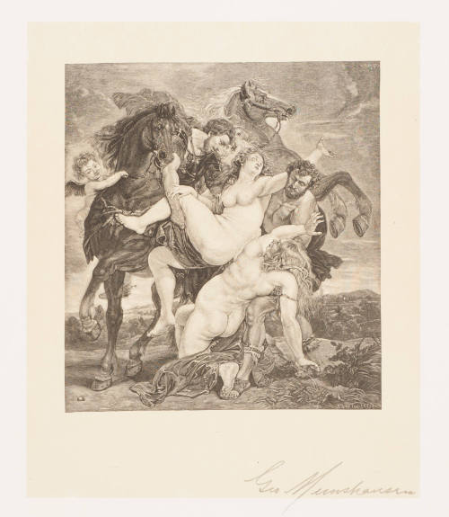 Rape of the Daughter of Leikippos by Castor and Pollux