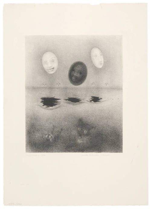 Three Floating Masks