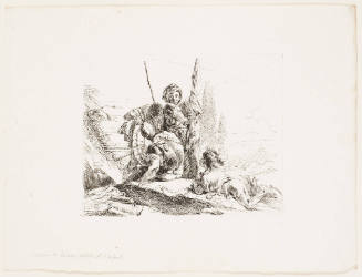 Three Soldiers and a Youth