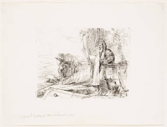 Standing Philosopher and Two Other Figures from Vari capricci