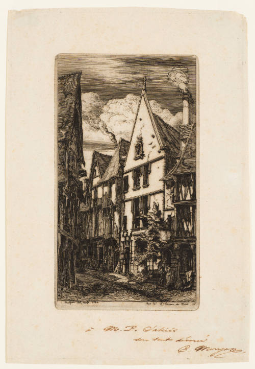 La rue de Toile a Bourges