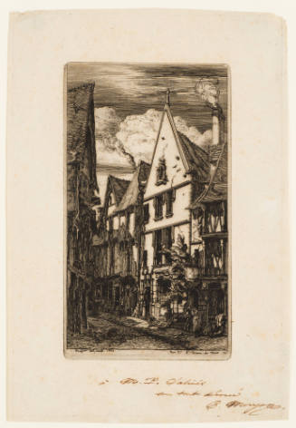 La rue de Toile a Bourges