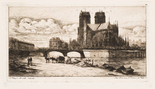 L'abside de Notre Dame de Paris