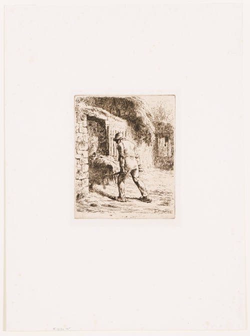 Le payson rentrant du fumier