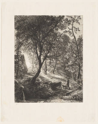 The Herdsman's Cottage, or Sunset