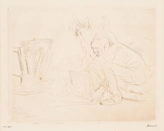 THe Model at Rest (Le repos du Modèle) (second plate)