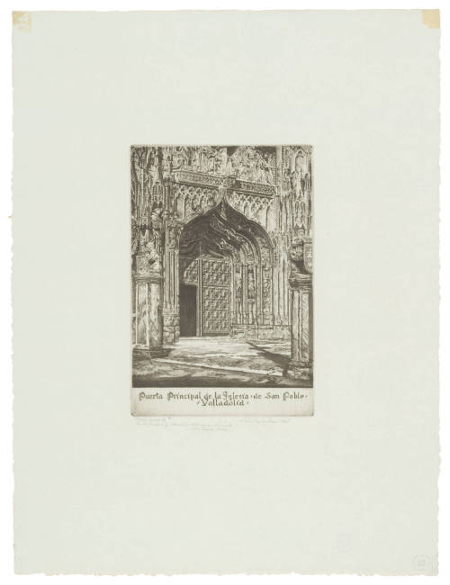 Principal Portal of the Church of San Pablo Valladolid