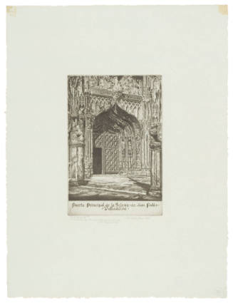 Principal Portal of the Church of San Pablo Valladolid