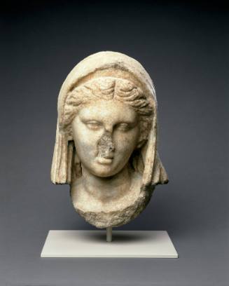 Head of a Mourning Woman from a Grave Monument