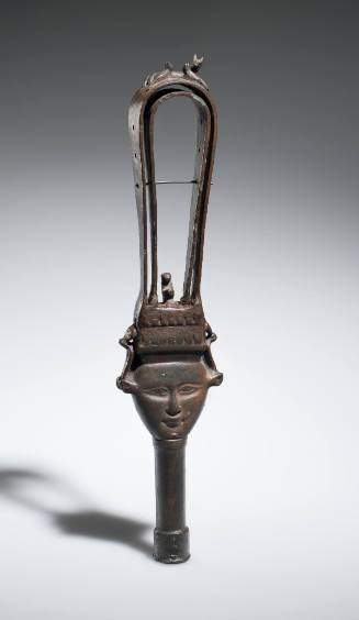 Sistrum with Hathor Head