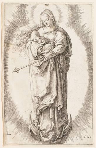 The Virgin on a Crescent with a Halo