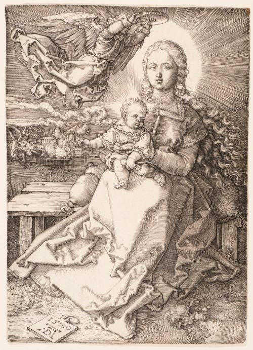 Virgin Crowned by an Angel