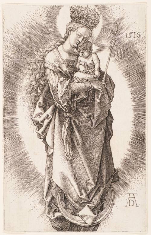 Virgin on the Crescent with  Starry Crown and Scepter