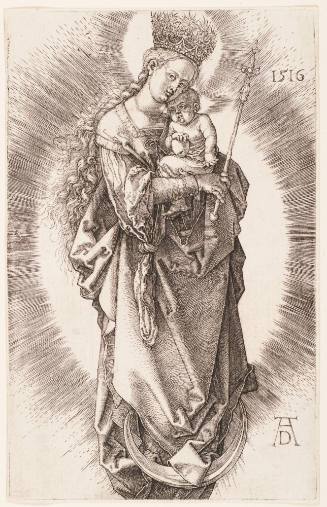 Virgin on the Crescent with  Starry Crown and Scepter