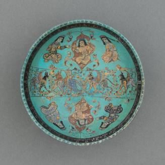 Bowl Decorated with Seated Figures