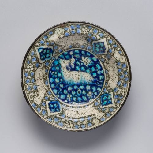 Bowl with Design of a Deer or Ram
