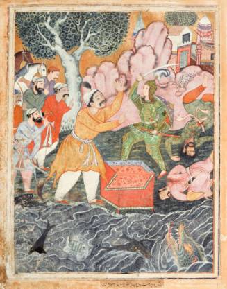 Badi Al-Zaman Emerges from a Chest