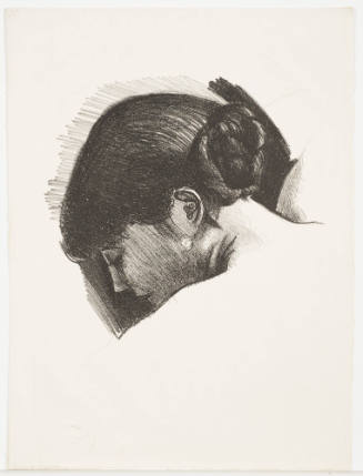 Brunette with a Bun [Brune au chignon]