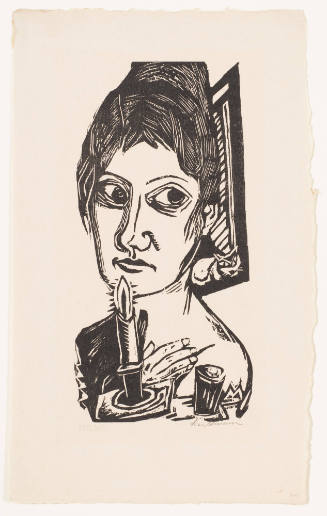 Woman Holding Candle