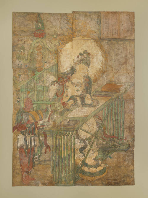 Wenshu, Bodhisattva of Wisdom at a Writing Table