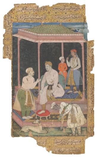 Akbar Receives Mirza 'Aziz Koka