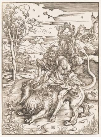 Samson Fighting the Lion