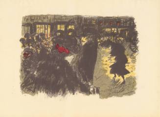 The Square at  Evening [Place le soir] from "Some Scenes of Parisian Life" ("Quelque aspects de la vie de Paris"